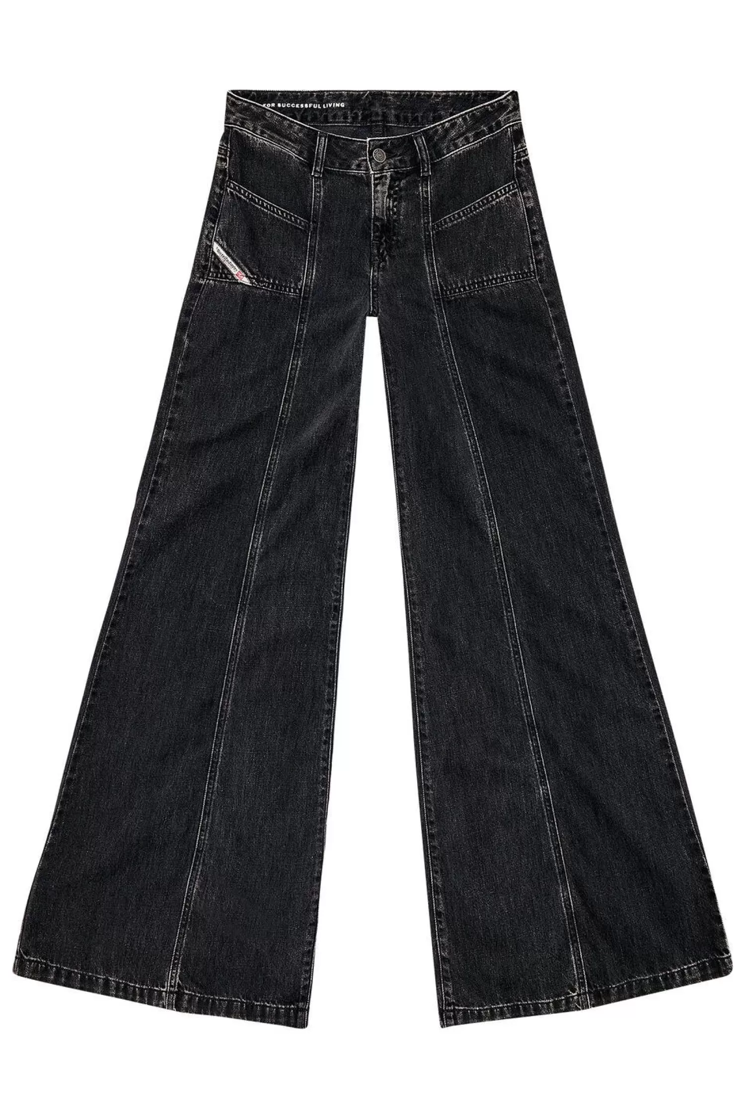 Women Diesel Bootcut And Flare Jeans D-Akii 068Hn